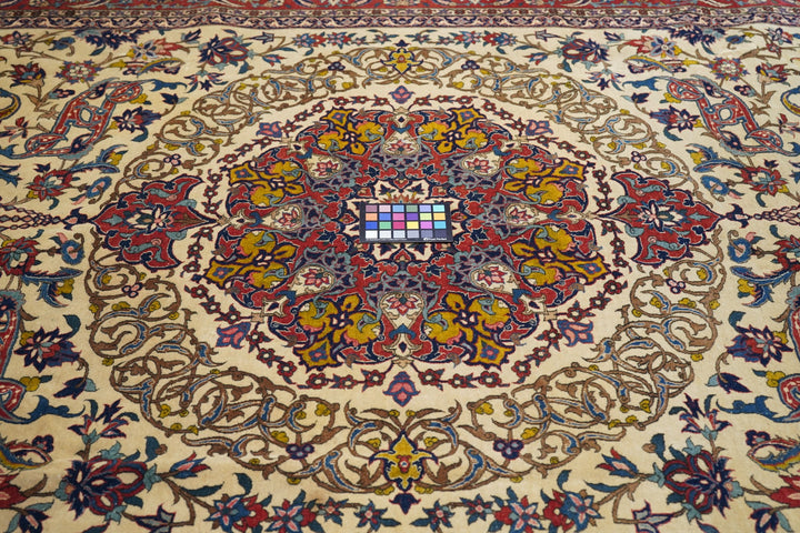 Antique Persian Isfahan Rug 6'11'' x 10'0''