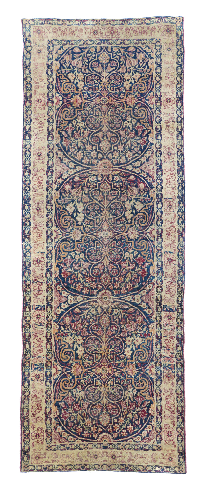 Antique Kerman Rug 2'6'' x 7'0''