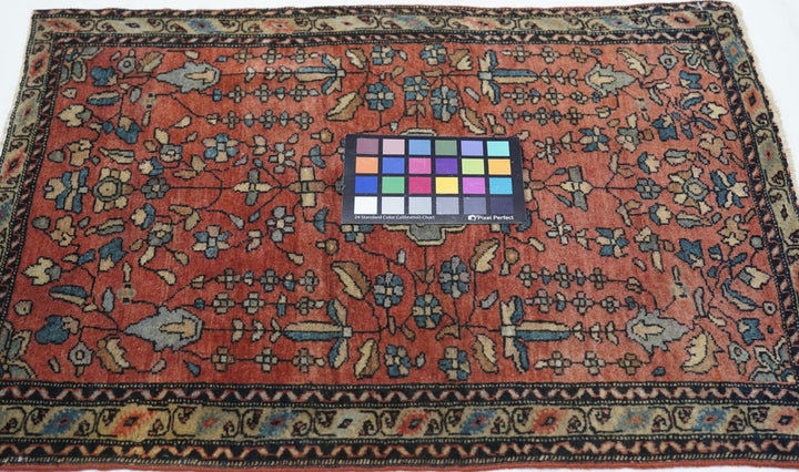 Antique Sarouk Rug 1'8'' x 2'3''