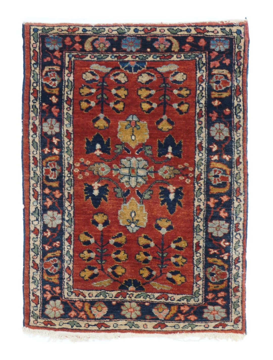 Antique Sarouk Rug 1'8'' x 2'6''