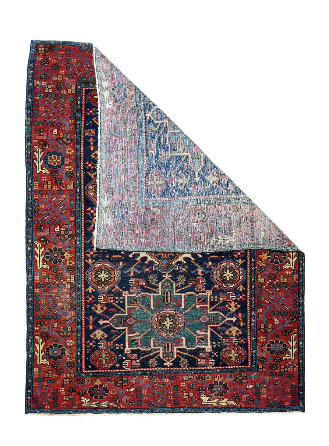 Antique Karajeh Rug 4'10'' x 6'3''