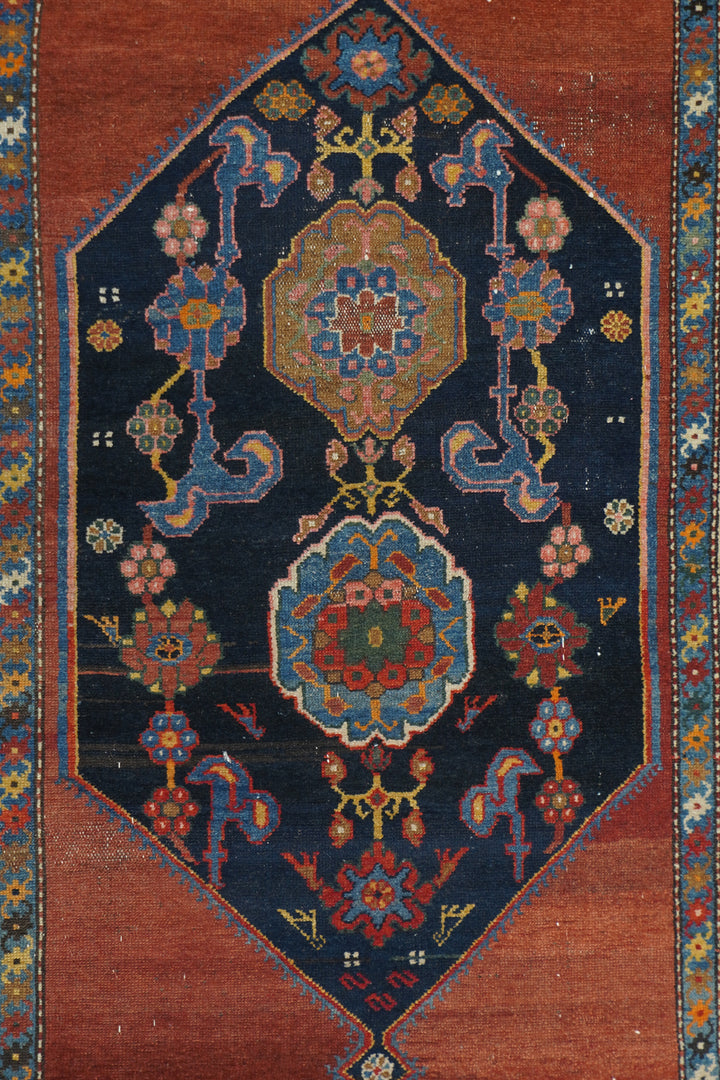 Antique Hamedan Rug 4'1'' x 5'7''