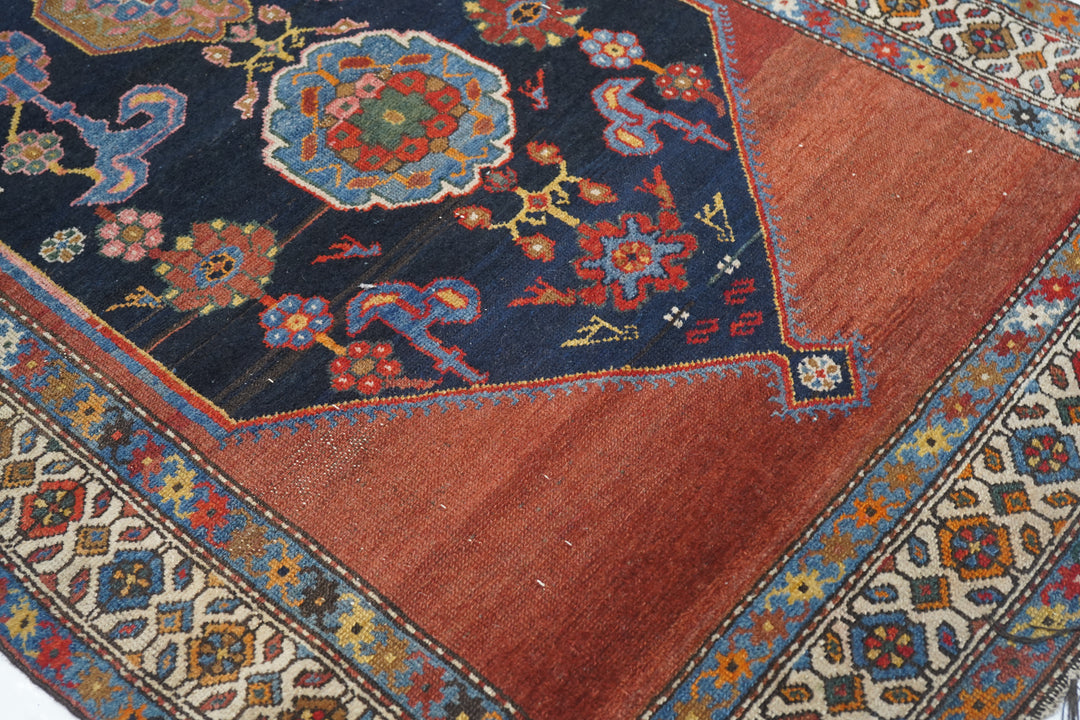 Antique Hamedan Rug 4'1'' x 5'7''