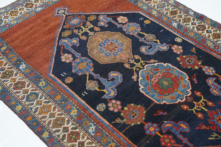 Antique Hamedan Rug 4'1'' x 5'7''