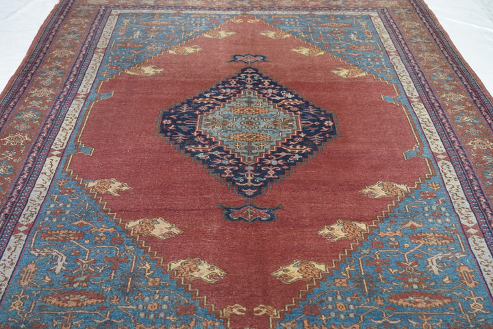 Antique Turkish (Serapi/Bakshayesh Design) Rug 7'0" x 10'0"