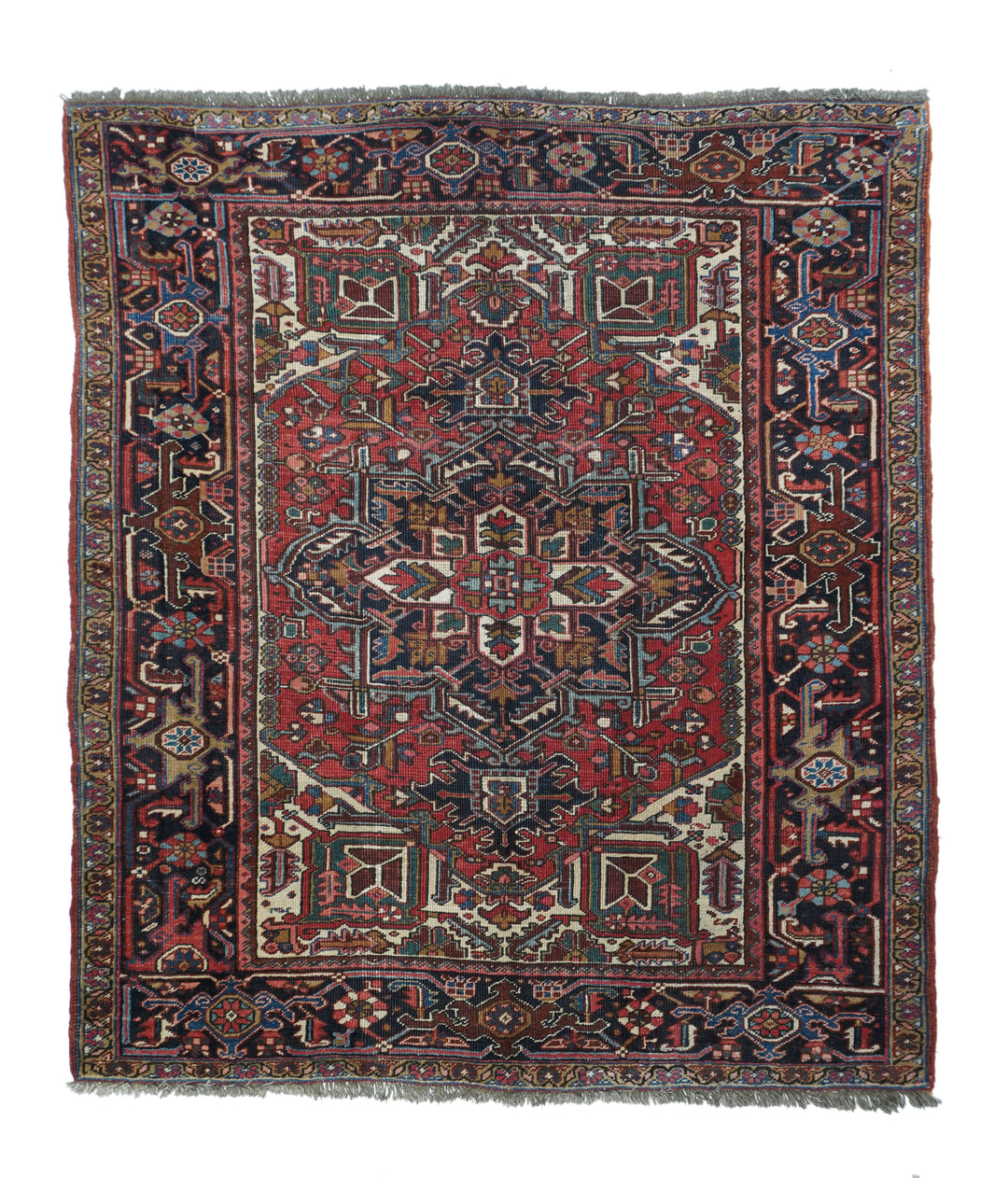 Vintage Heriz Rug 6'3'' x 7'7''