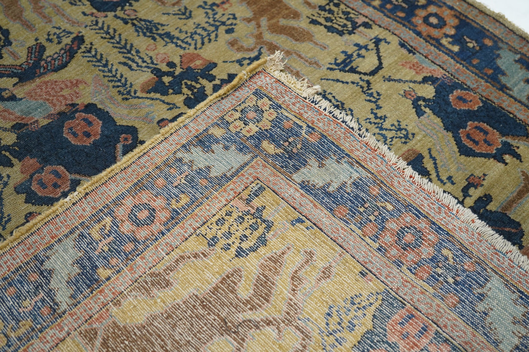 Antique Senneh -One Of Pair Rug 3'1" x 4'8"