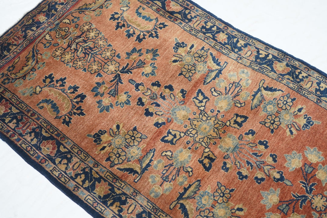 Antique Persian Sarouk Rug 2'6'' x 4'10''