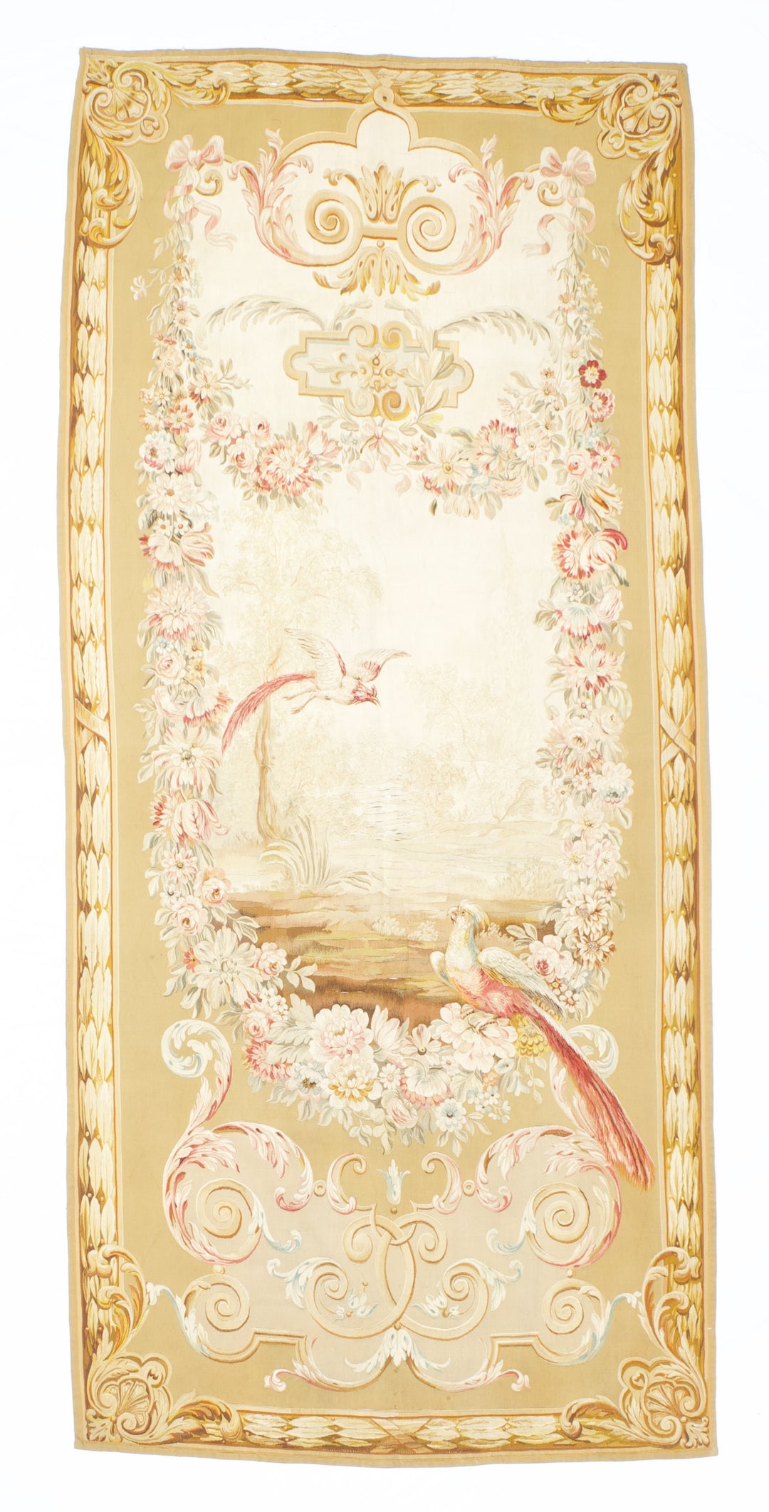 Antique French Tapestry 4'7'' x 10'3''