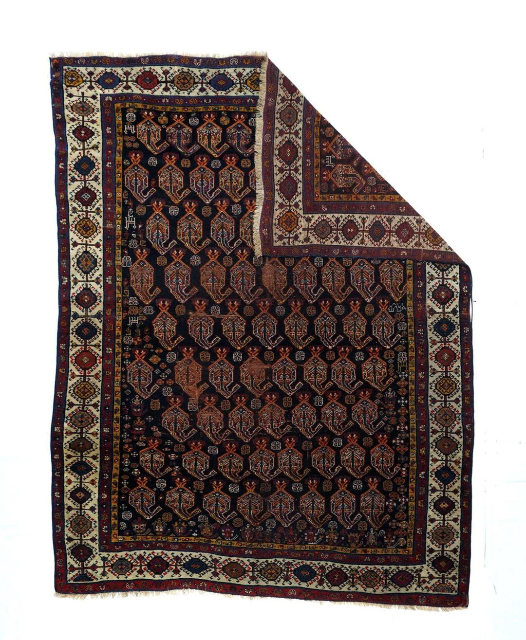 Antique Khamseh Rug 5'9'' x 7'5''