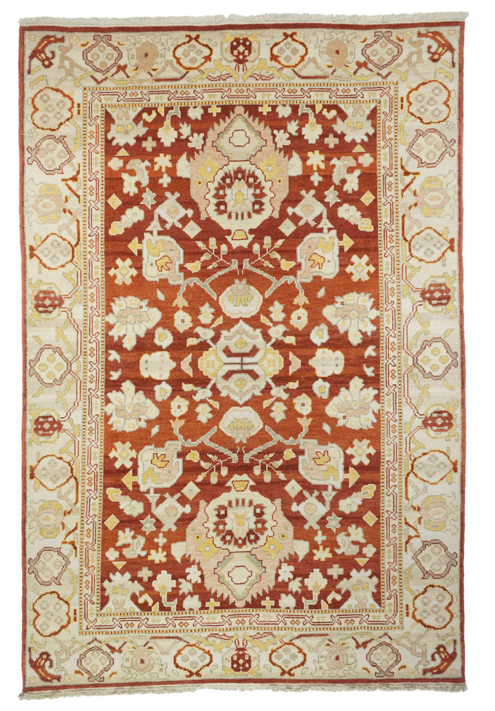 Turkish Oushak Rug 6’0" x 9’0"