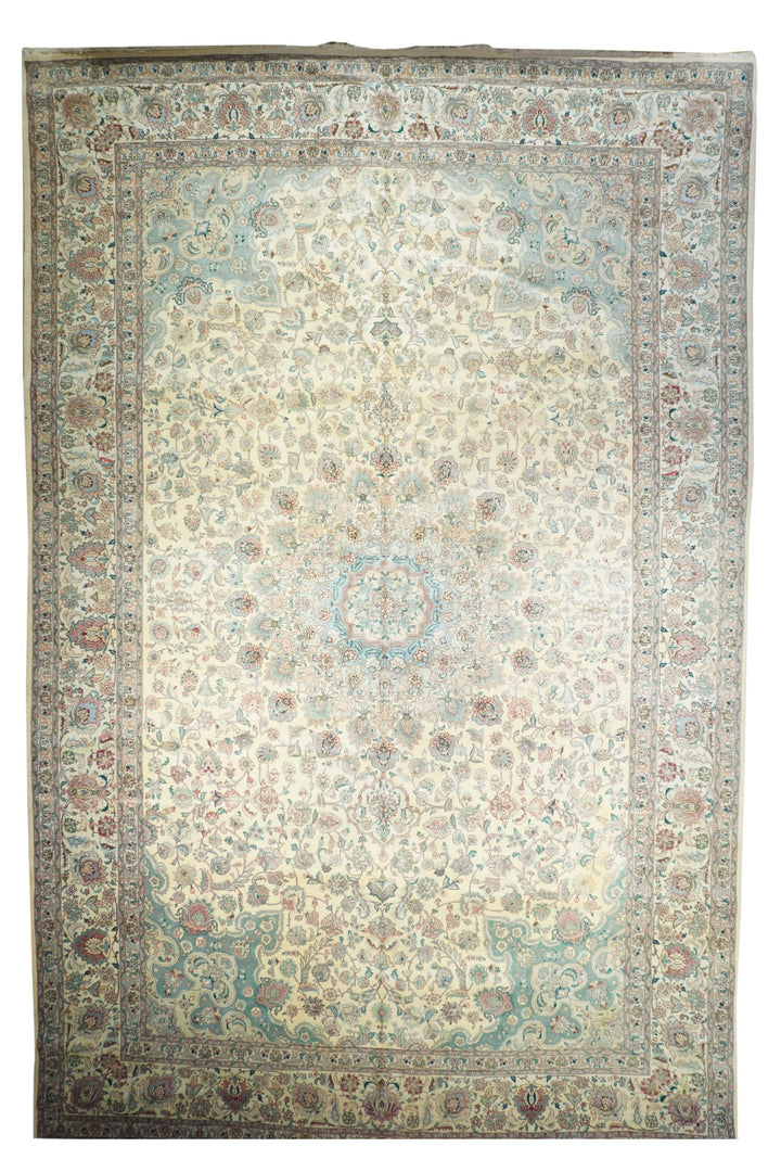 Fine Vintage  Persian Kashan Rug 11'6'' x 17'10''