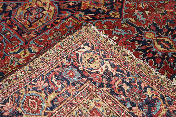 Antique Heriz Rug 12'0'' x 15'6''