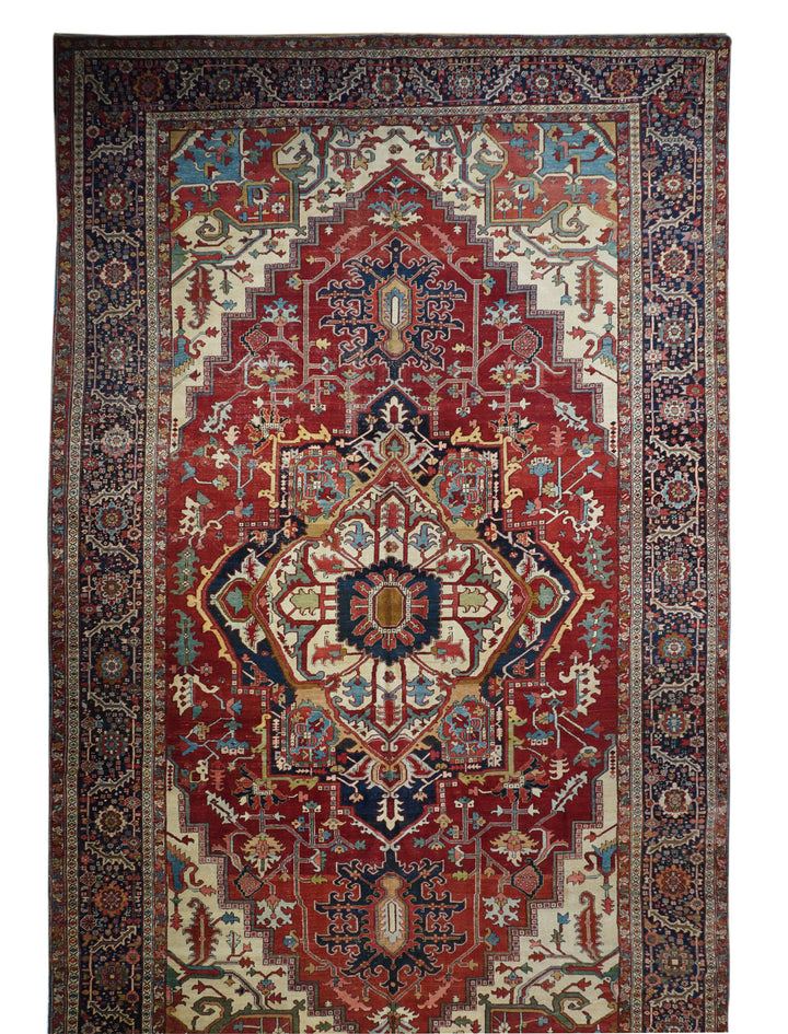 Antique Persian Serapi Rug 10’8" x 18’10”