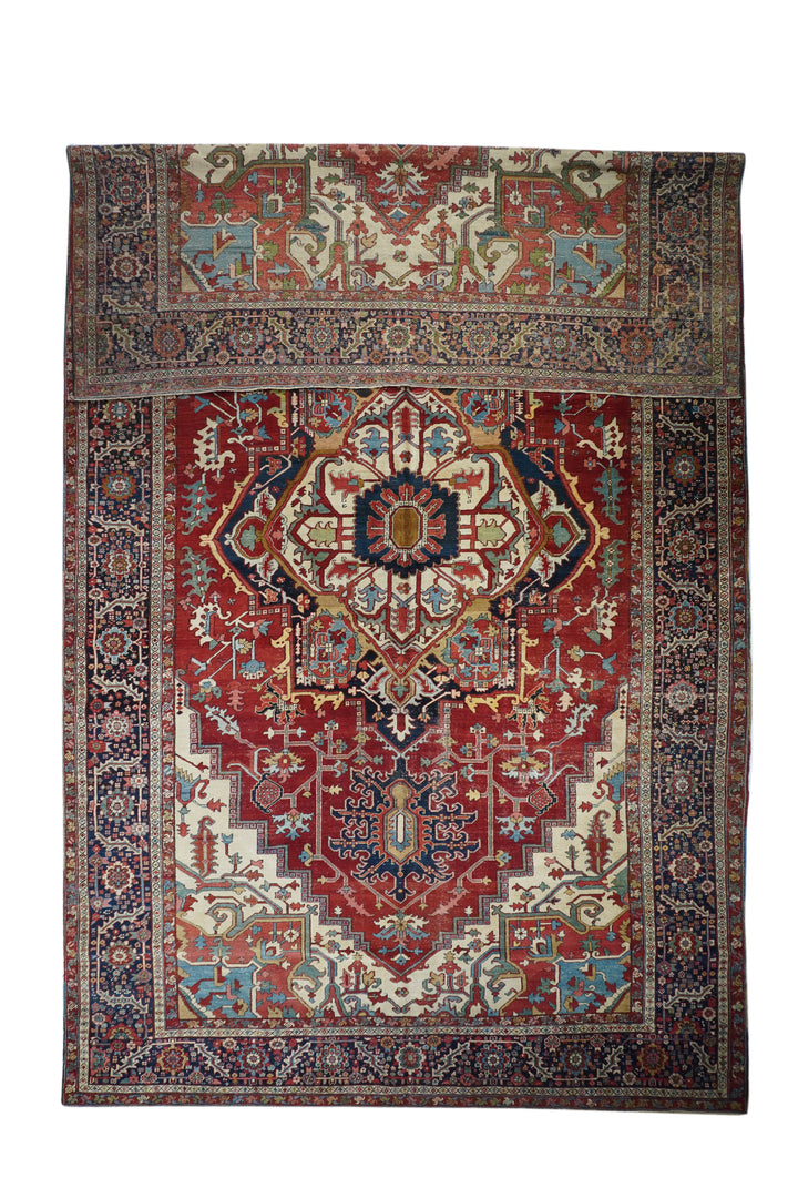 Antique Persian Serapi Rug 10’8" x 18’10”