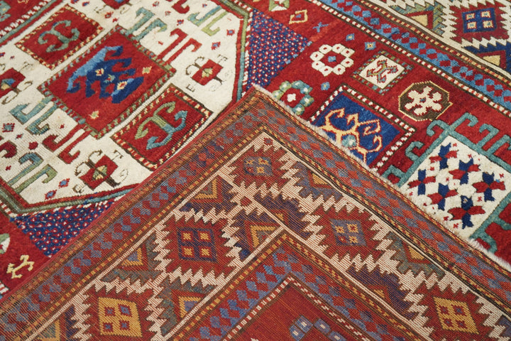 Antique Caucasian Kazak Rug 5’3” x 8’0"