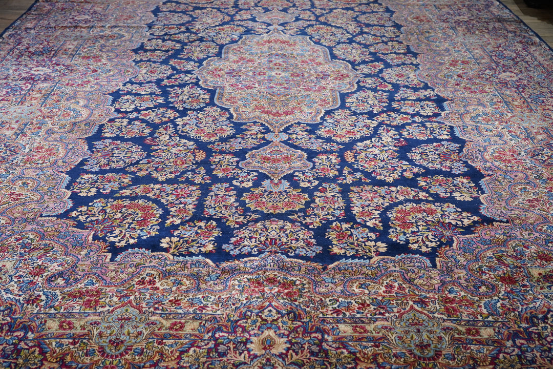 Vintage Persian Kerman Rug 12’0" x 19’0"