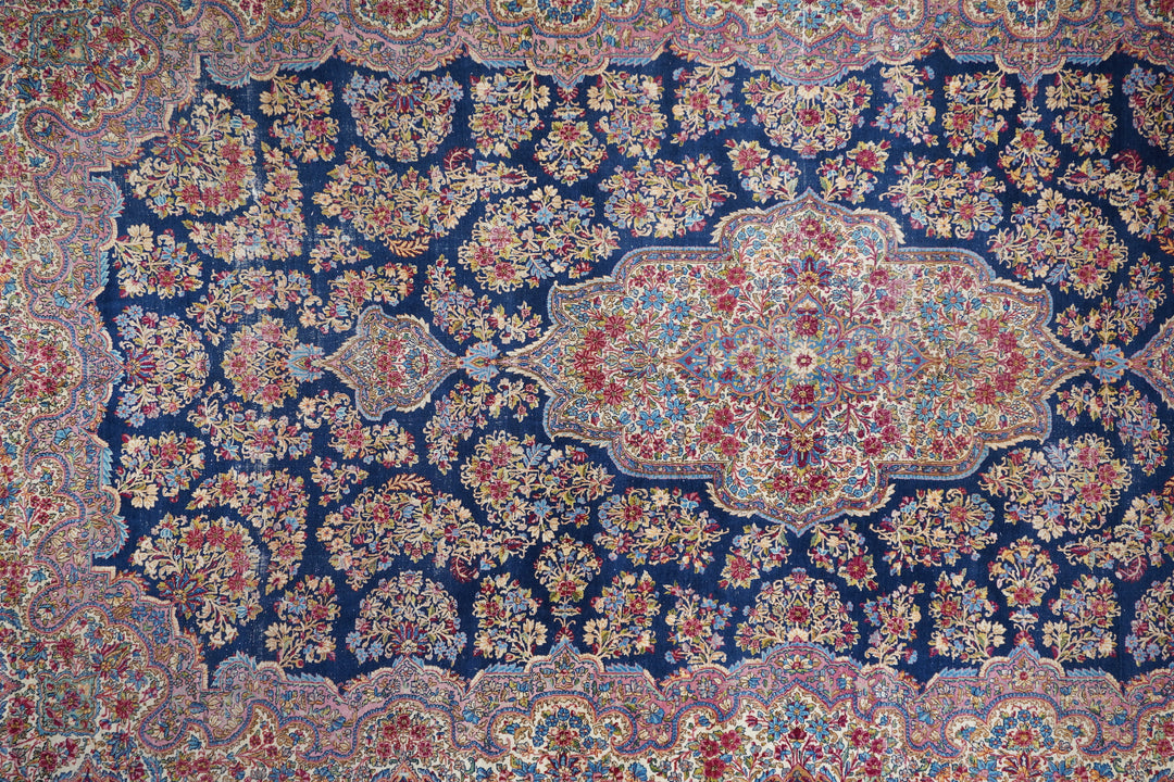 Vintage Persian Kerman Rug 12’0" x 19’0"