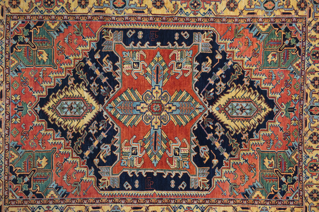 Persian Heriz Rug 6'8'' x 9'4''