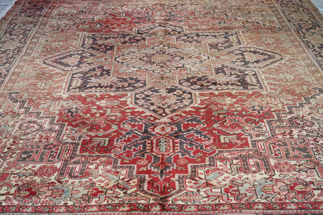 Vintage Heriz Rug 9'6'' x 11'11''