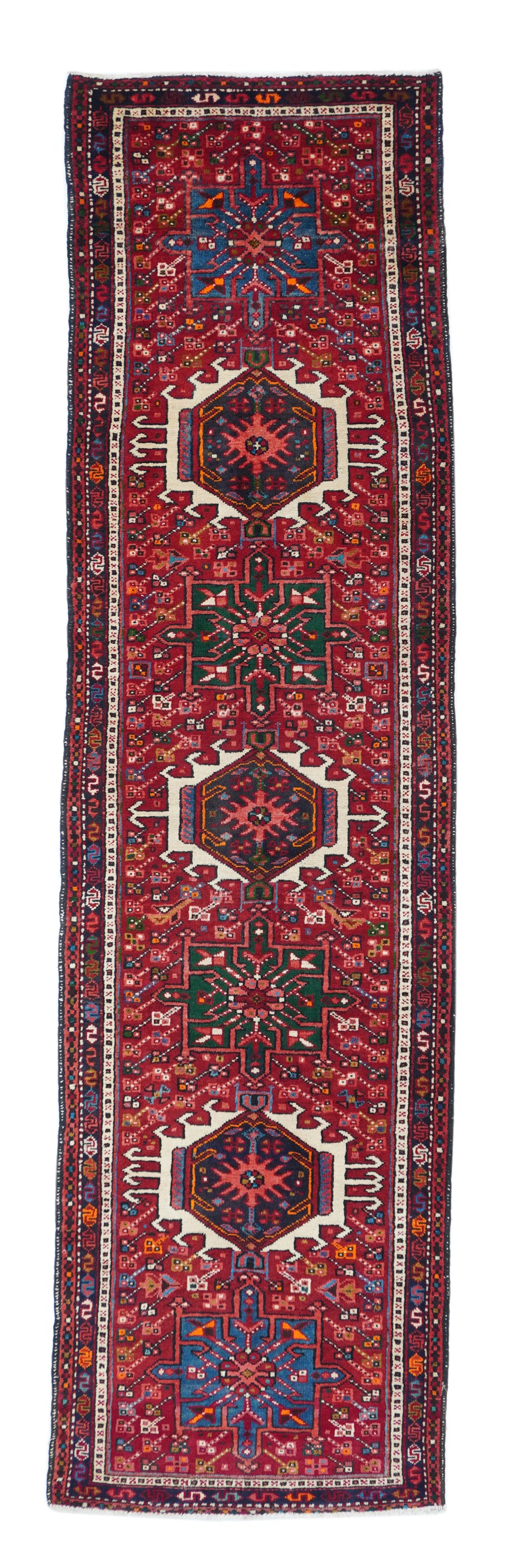 Vintage Persian Karajeh Long Rug