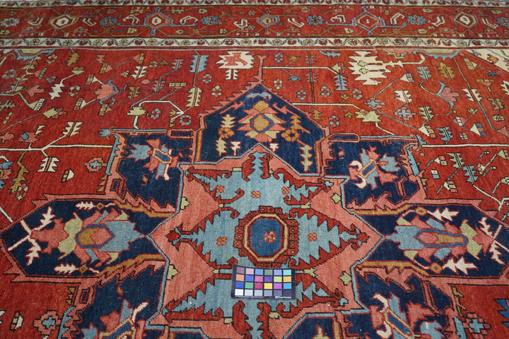 Antique Persian Serapi Rug 9'9'' x 12'8''