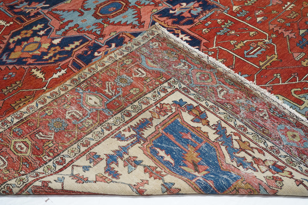 Antique Persian Serapi Rug 9'9'' x 12'8''