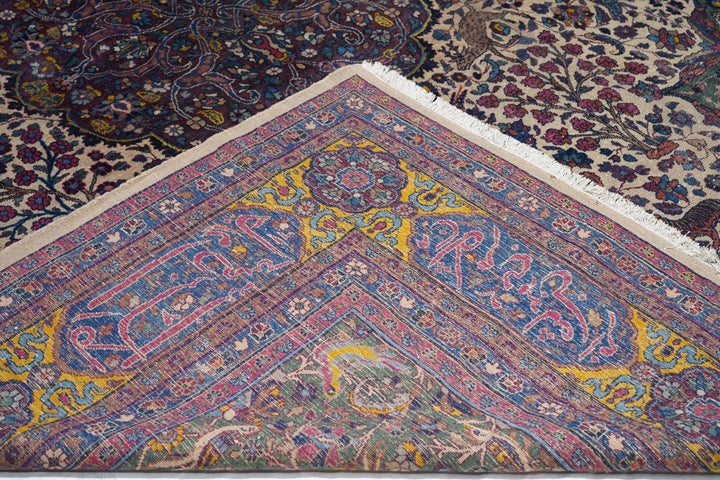 Antique Persian Tabriz Rug 9'11" x 13’5"