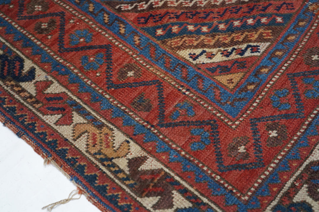 Antique Persian Qashqai Rug 4’7" x 9’6”