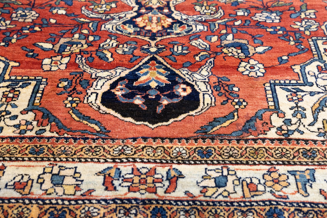 Antique Farahan Sarouk Rug 3'8'' x 5'2''