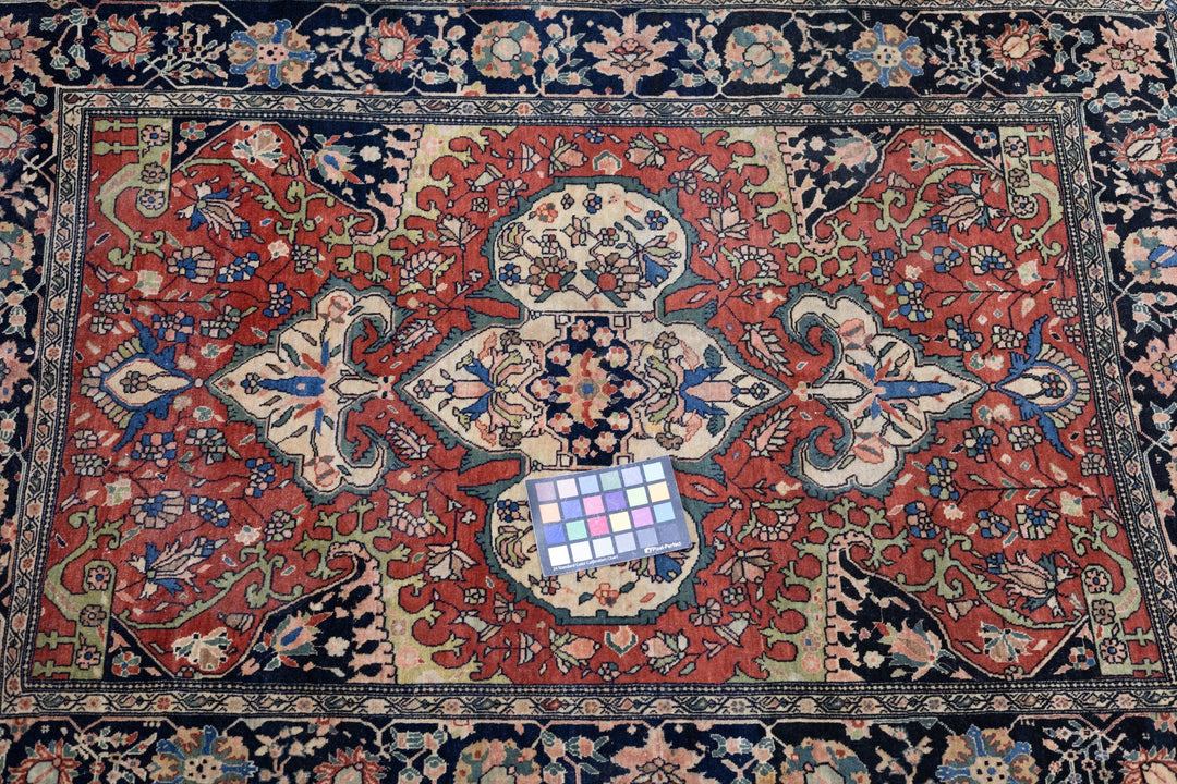 Antique Farahan Sarouk Rug 3'4'' x 4'8''