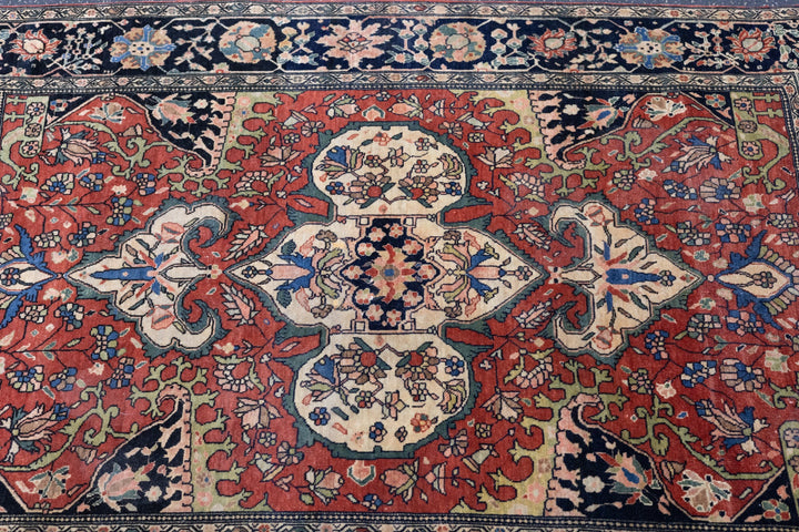 Antique Farahan Sarouk Rug 3'4'' x 4'8''