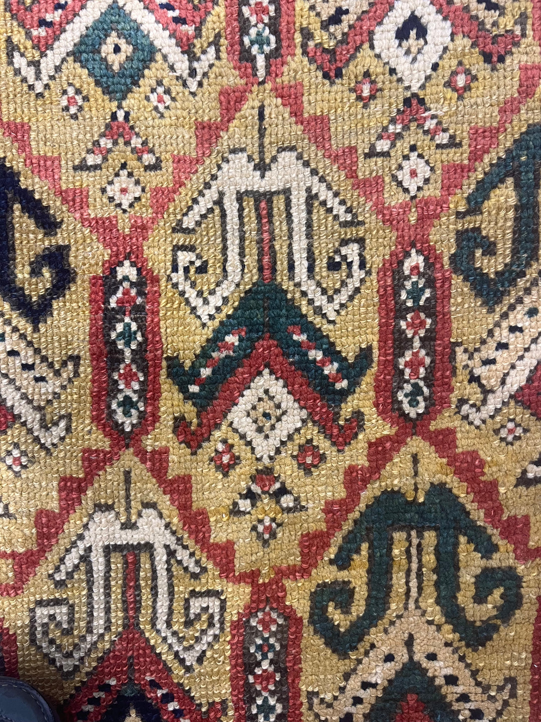 Antique Kazak Ganjeh Rug 4’1" x 6’0"