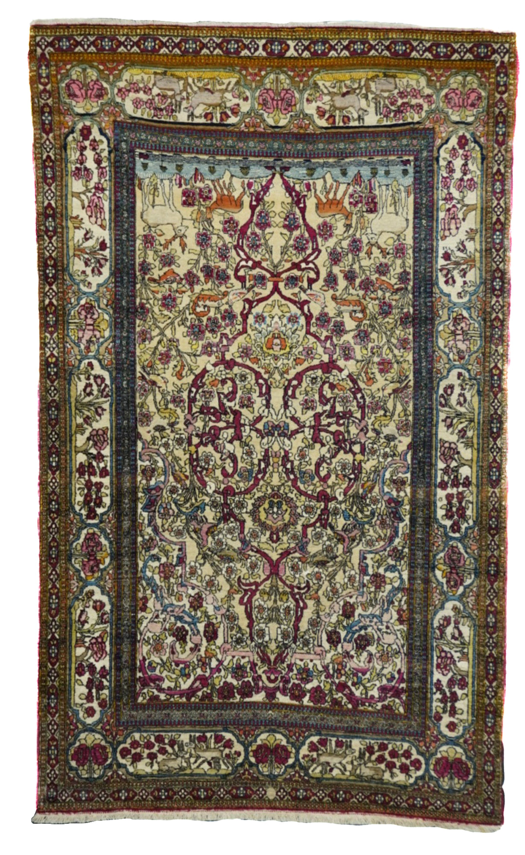 Antique Tehran Rug 4'4'' x 7'4''