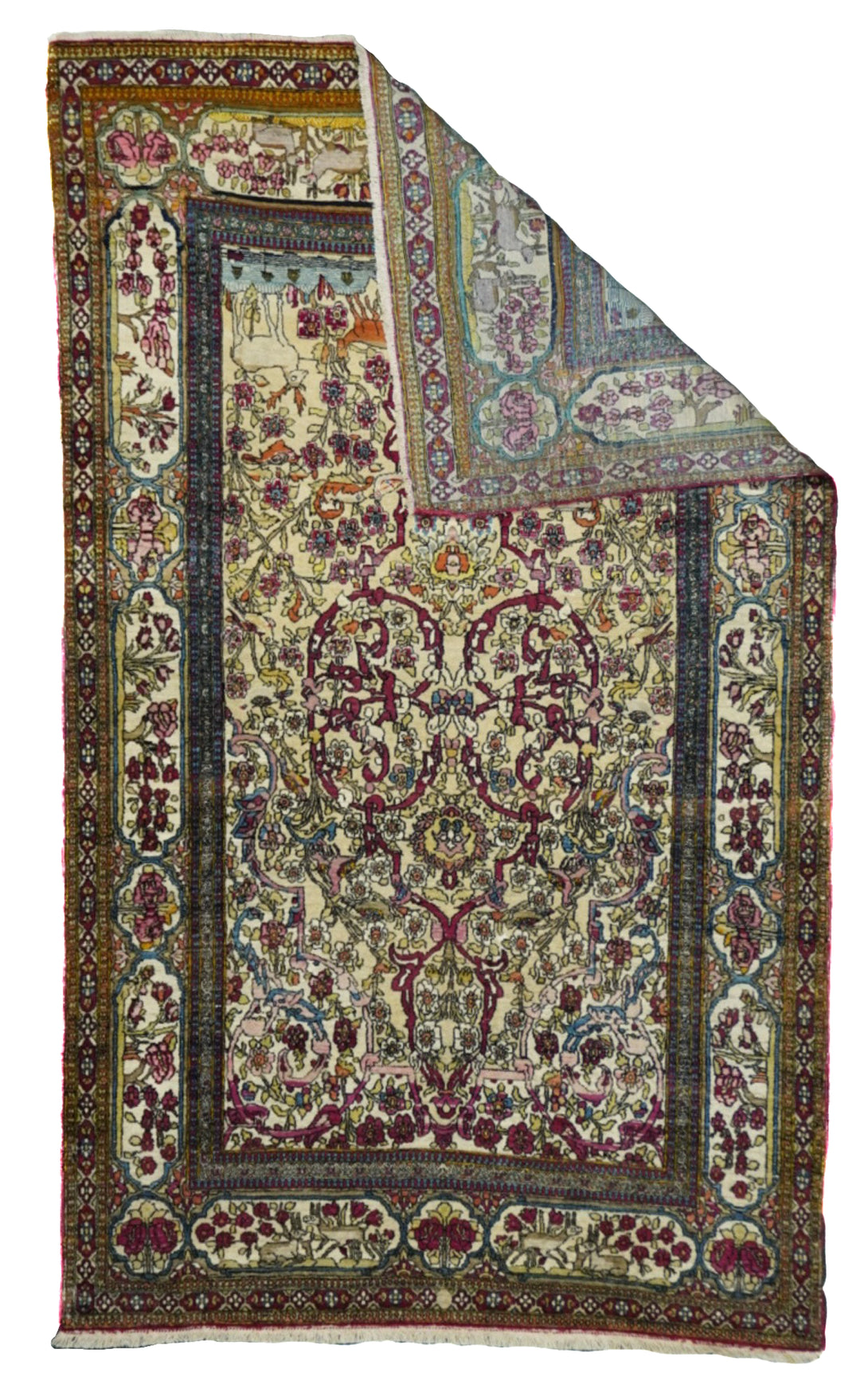 Antique Tehran Rug 4'4'' x 7'4''