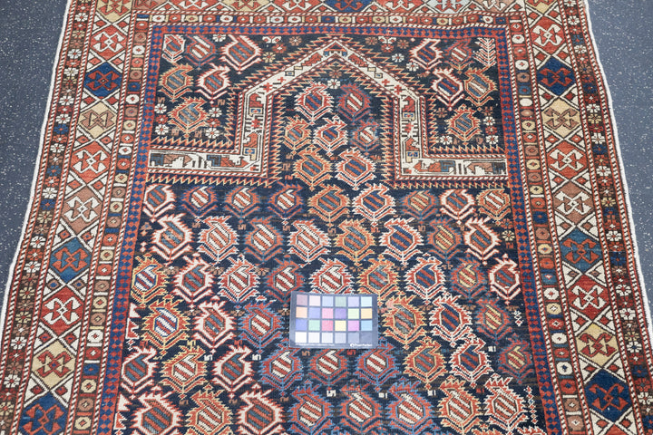 Antique Dagestan Marasali Rug 3'8'' x 4'6''