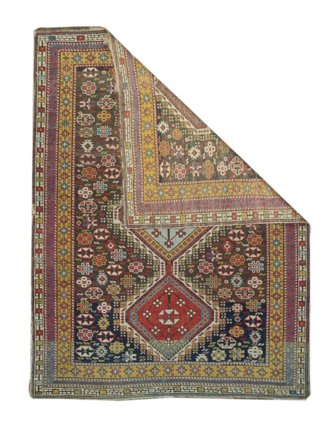 Antique Shirvan Rug 3'9'' x 4'11''