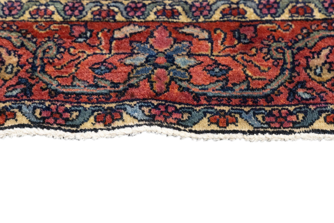 Antique Mohajeran Sarouk Rug 3'4'' x 4'10''