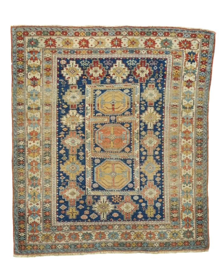 Antique Kuba Rug 3'10'' x 4'5''