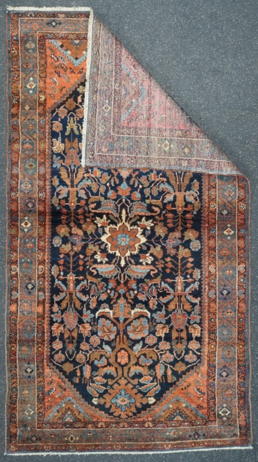 Antique Persian Malayer Rug 3'8'' x 6'7"