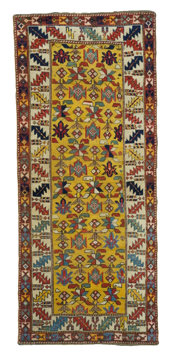 Antique Kuba Rug 3'0" x 7'1''