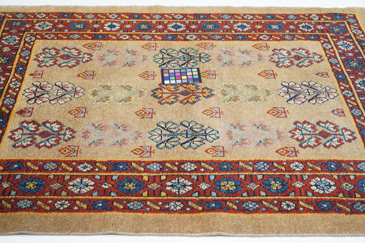 Vintage Persian Veramin Rug 4'4" x 5’9”