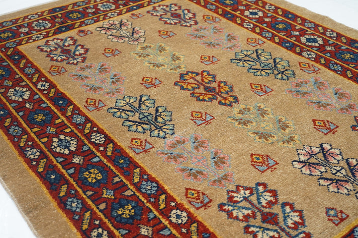 Vintage Persian Veramin Rug 4'4" x 5’9”