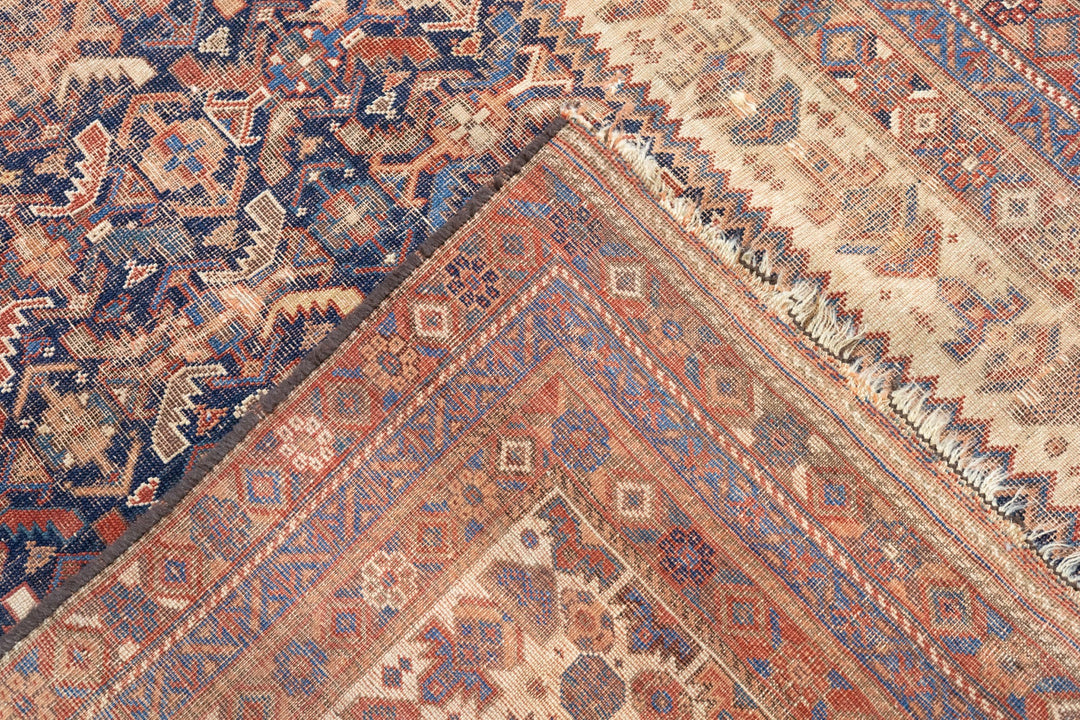 Antique Persian Qashqai Rug 4'6'' x 8'4''