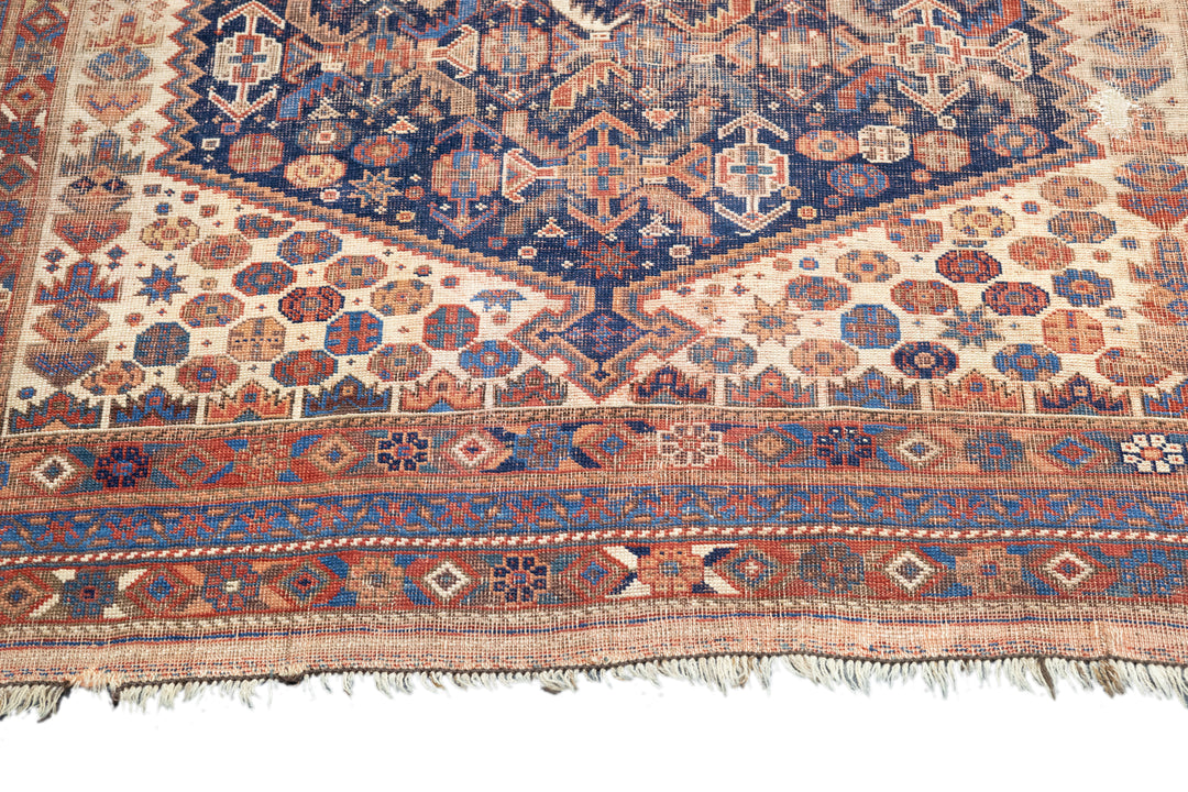 Antique Persian Qashqai Rug 4'6'' x 8'4''