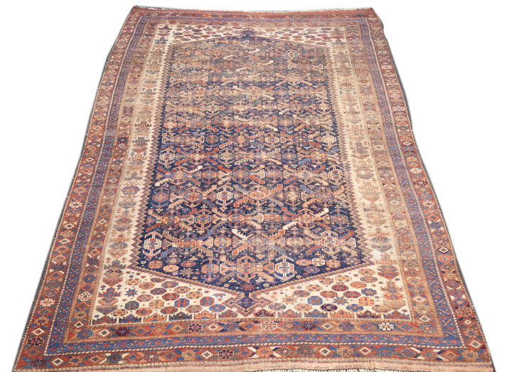 Antique Persian Qashqai Rug 4'6'' x 8'4''