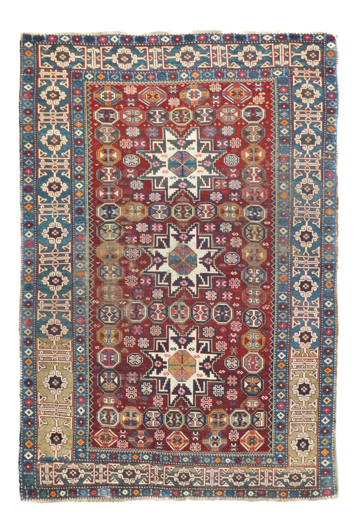 Antique Shirvan Rug 3'11'' x 5'9''