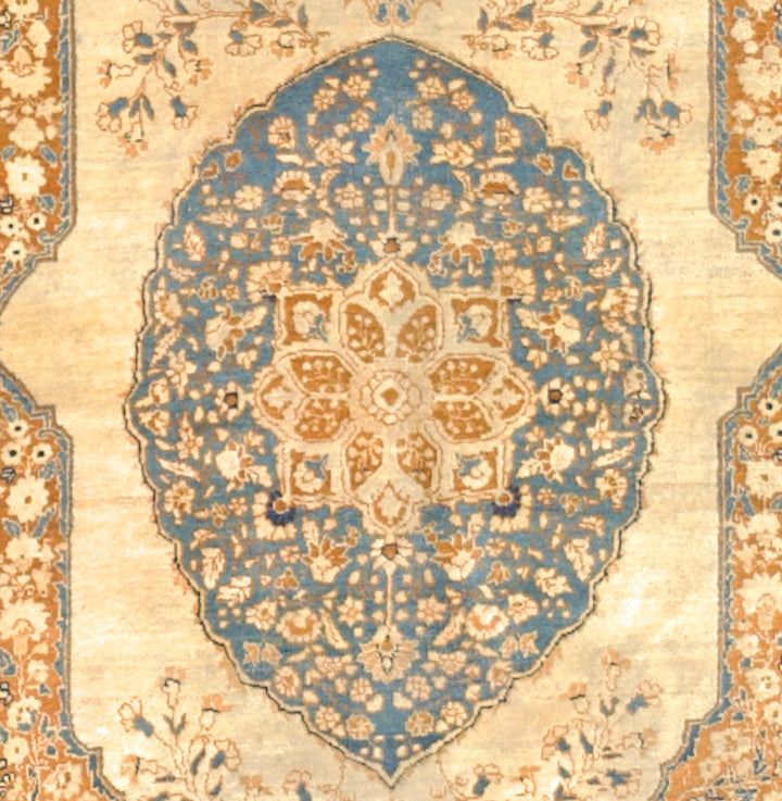 Antique Persian Haji Jalili Tabriz Rug 3’10" x 5’7"