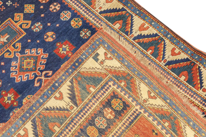 Antique Caucasian Kuba Rug 3'7'' x 5'8''