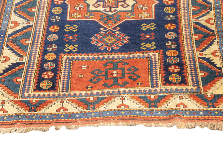 Antique Caucasian Kuba Rug 3'7'' x 5'8''